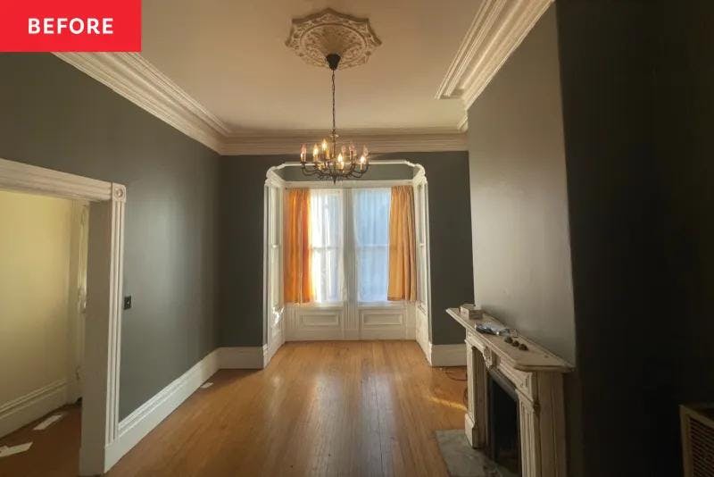 Before and After: An 1890s Victorian Living Room Gets a Bold-Yet-Respectful Redo - Apartment Therapy